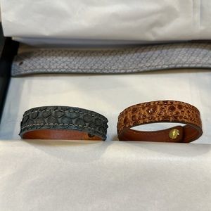 House of Fleming Leather Bracelets
